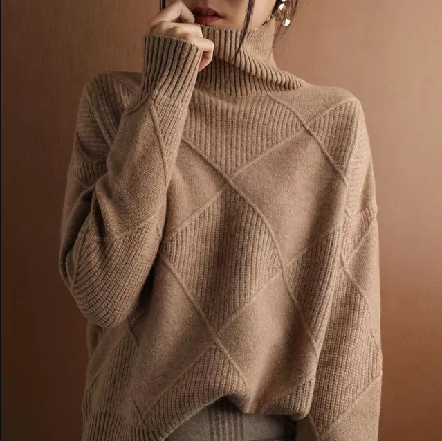 Seoraera | Pull col roulé cosy pour femmes