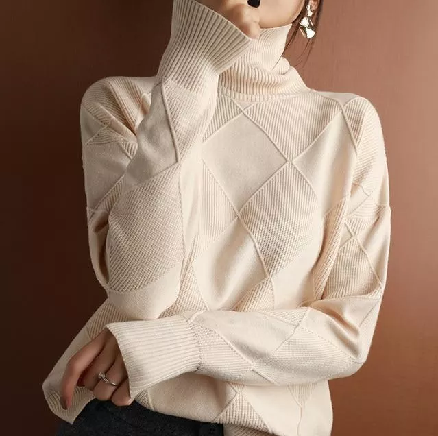 Seoraera | Pull col roulé cosy pour femmes