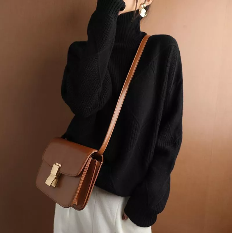 Seoraera | Pull col roulé cosy pour femmes