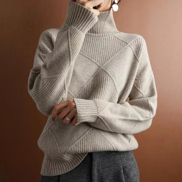 Seoraera | Pull col roulé cosy pour femmes