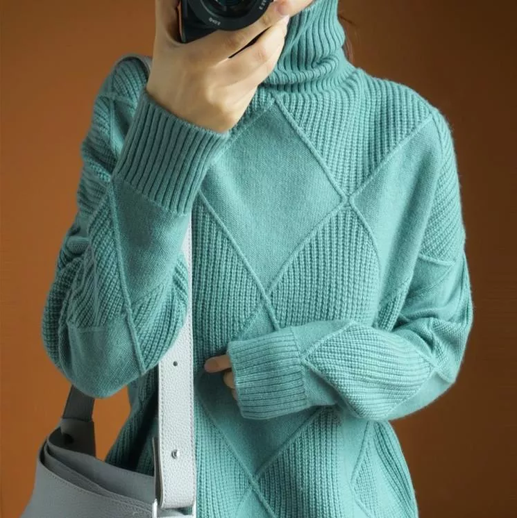 Seoraera | Pull col roulé cosy pour femmes