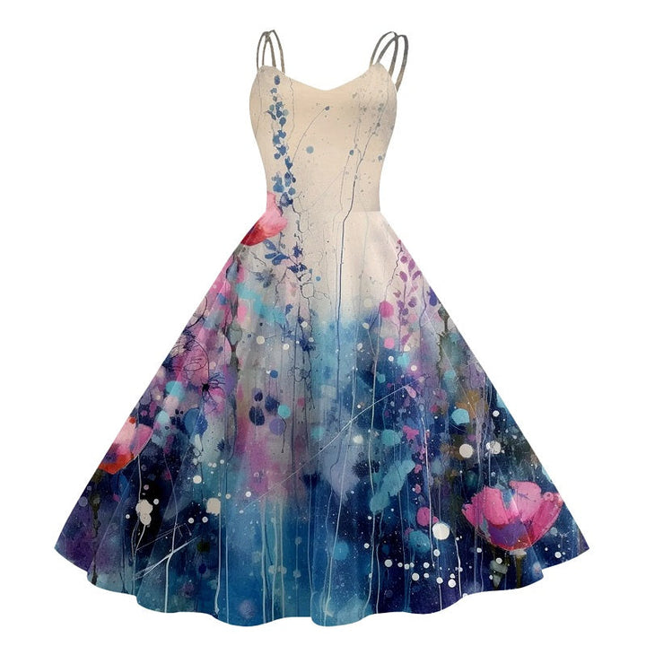 Vaelle | Robe de cocktail rétro en ligne A