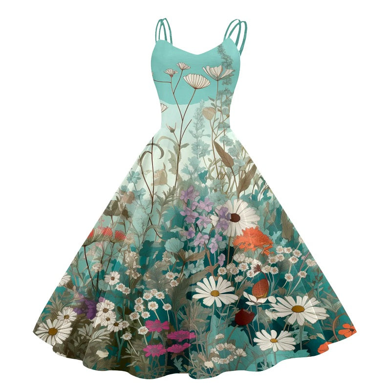 Vaelle | Robe de cocktail rétro en ligne A