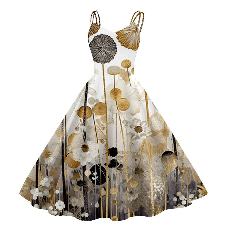 Vaelle | Robe de cocktail rétro en ligne A