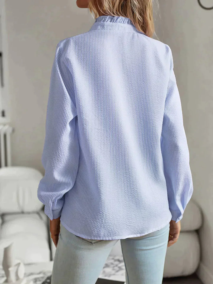 Rearala | Chemise bleue imprimée