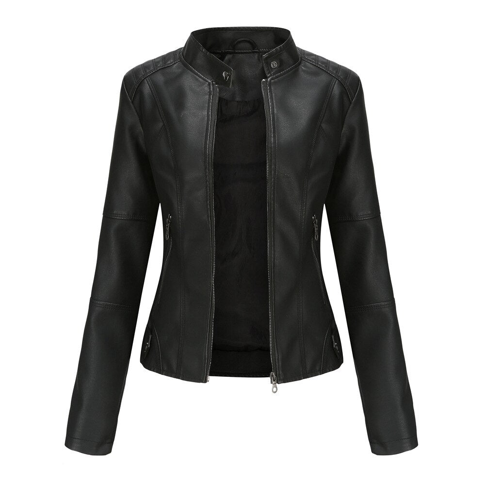 Liaynexa | Veste en cuir chic pour femmes
