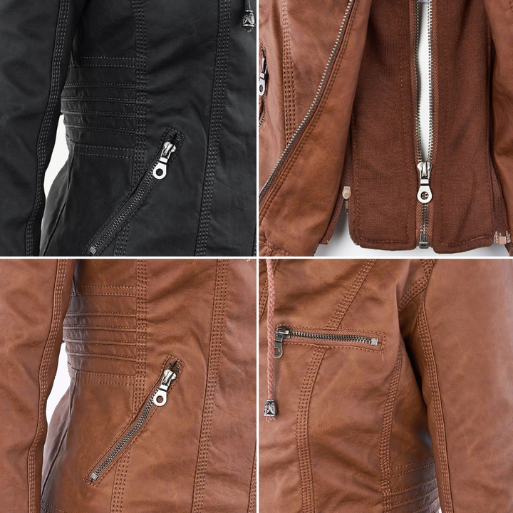 Nionna | Veste en cuir élégante pour femmes