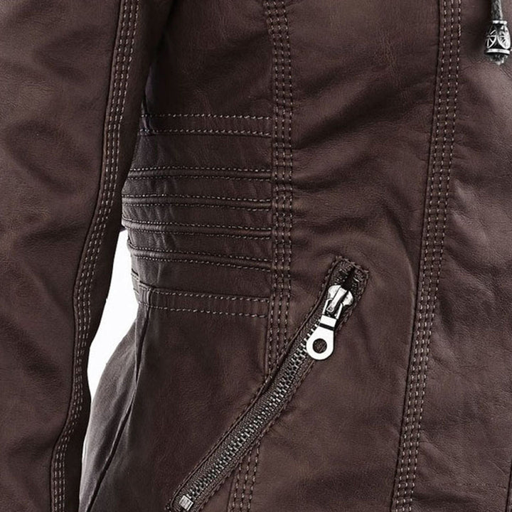 Nionna | Veste en cuir élégante pour femmes