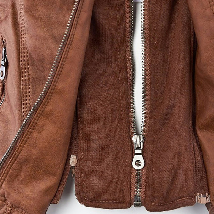 Nionna | Veste en cuir élégante pour femmes