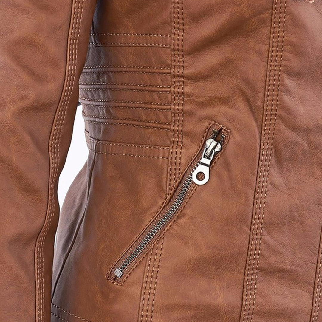 Nionna | Veste en cuir élégante pour femmes