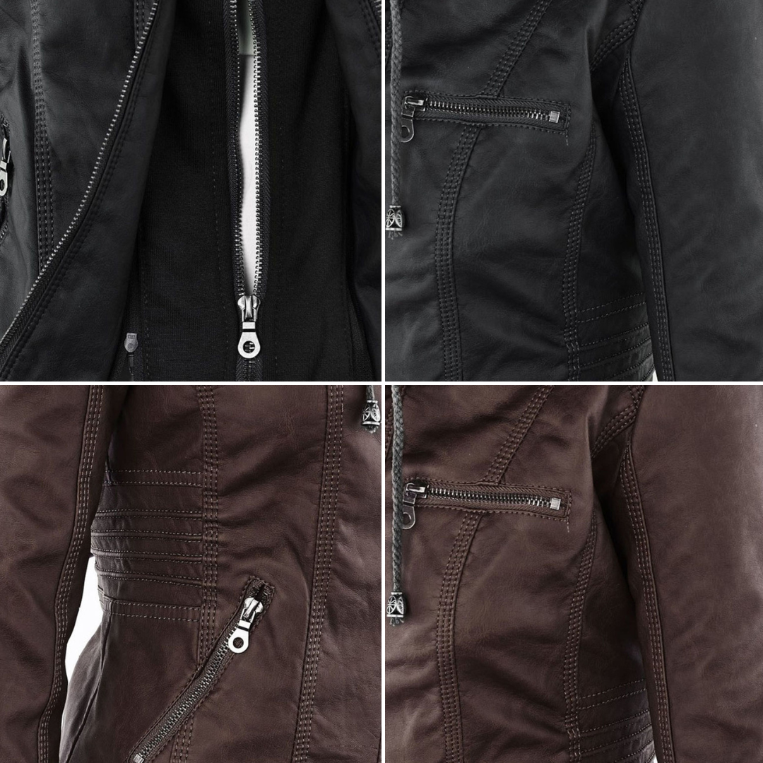 Nionna | Veste en cuir élégante pour femmes