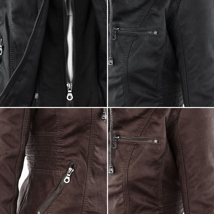 Nionna | Veste en cuir élégante pour femmes