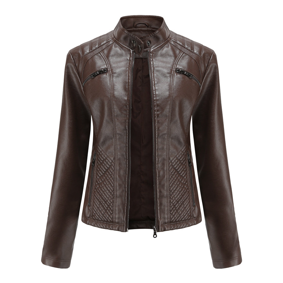 Eellea | Veste en cuir chic pour femmes