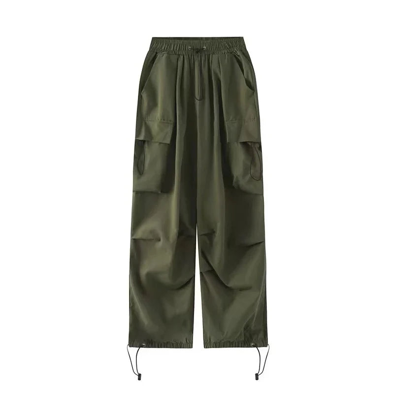 Leettama | Pantalon cargo ample high street pour femmes