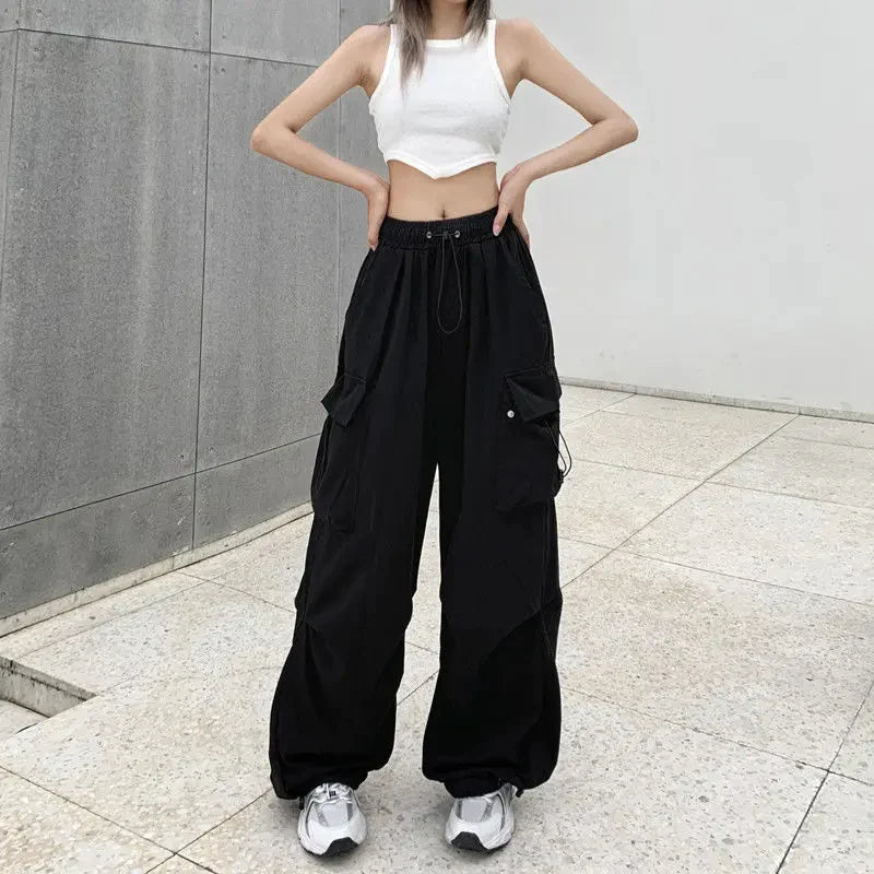 Leettama | Pantalon cargo ample high street pour femmes