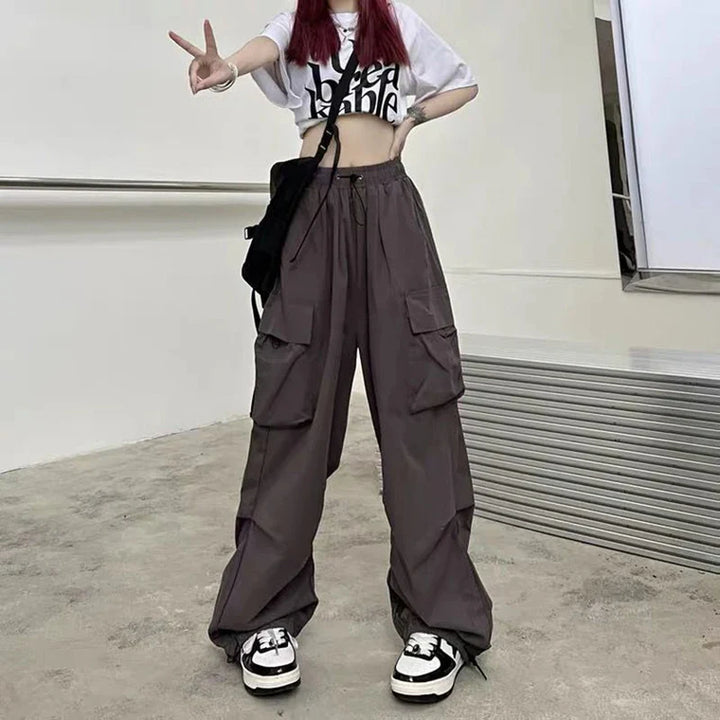 Leettama | Pantalon cargo ample high street pour femmes