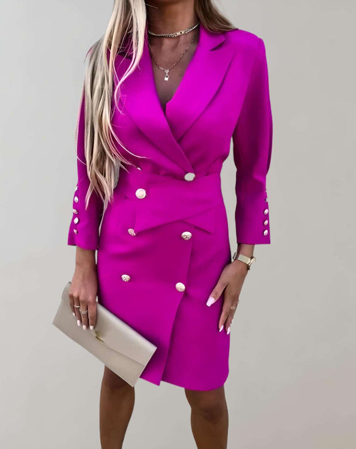 Laena | Mini-robe avec boutons