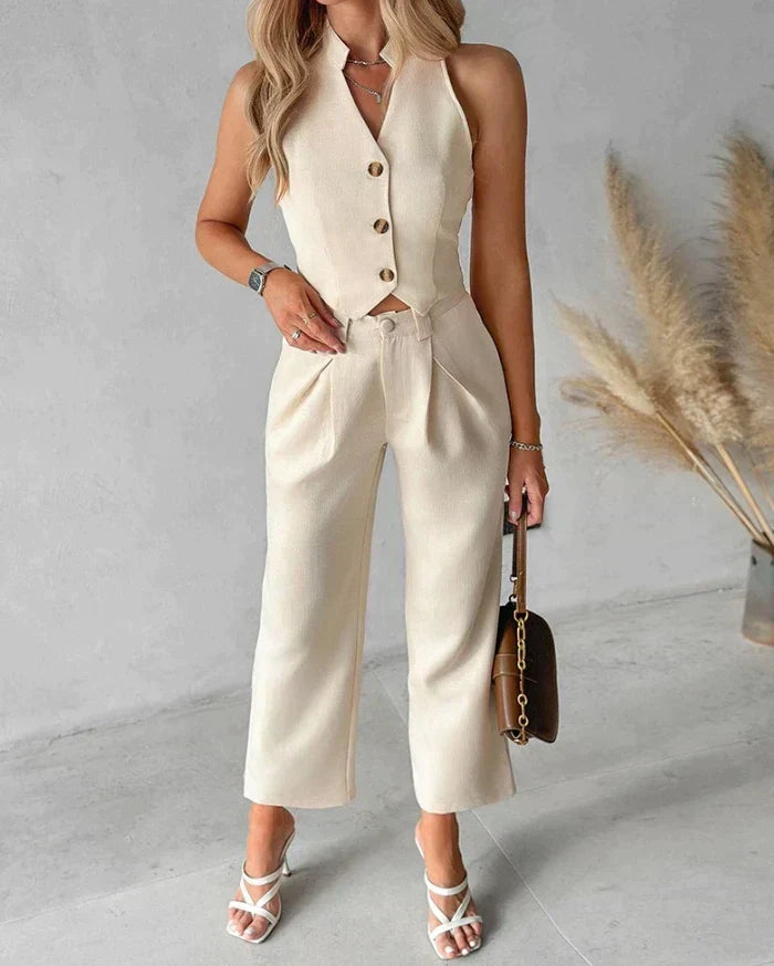 Maliama | Ensemble stylé tendance (top+pantalon)