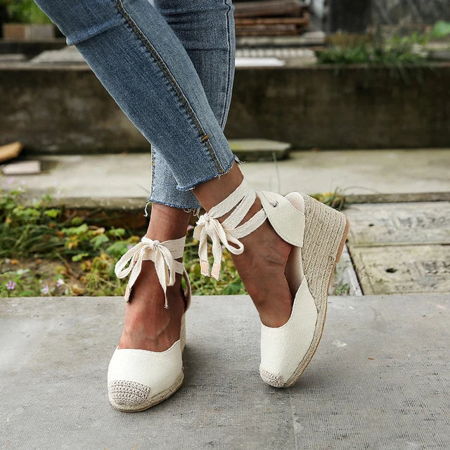 Ralinena | Sandales à talons hauts en dentelle pour femmes
