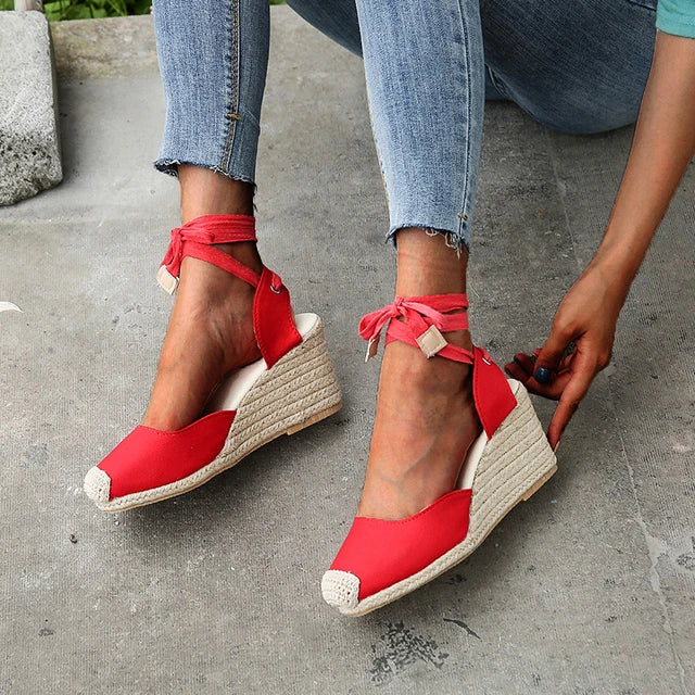 Ralinena | Sandales à talons hauts en dentelle pour femmes