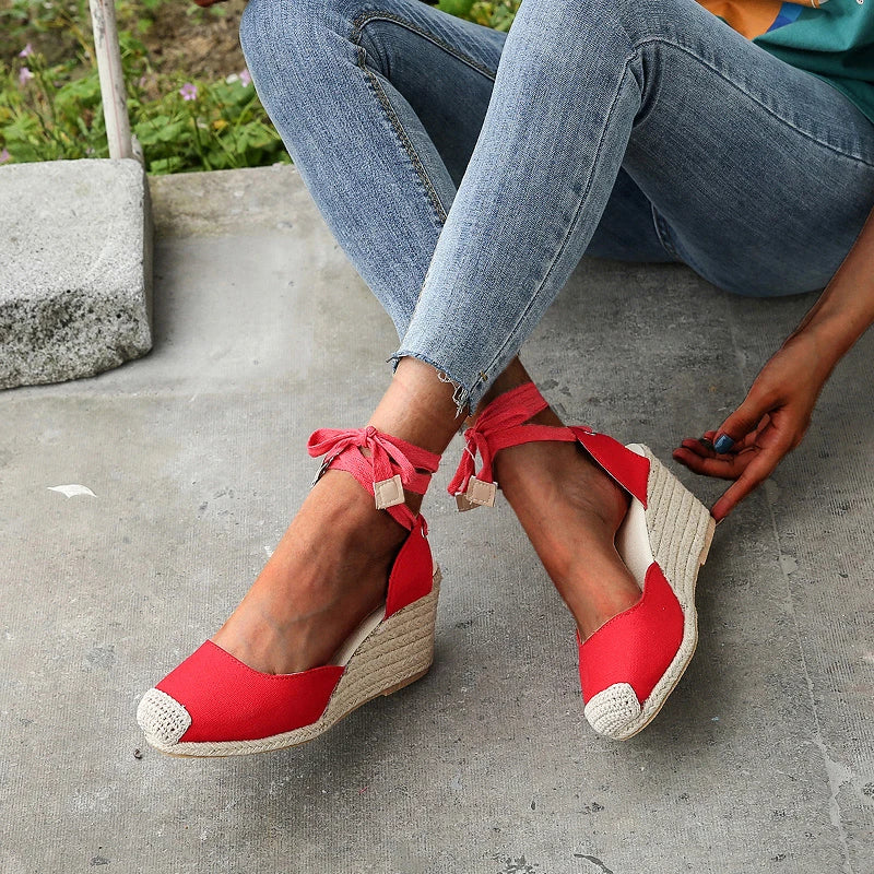 Ralinena | Sandales à talons hauts en dentelle pour femmes