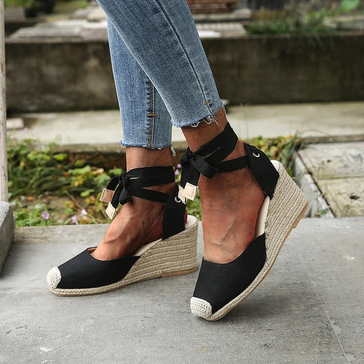 Ralinena | Sandales à talons hauts en dentelle pour femmes