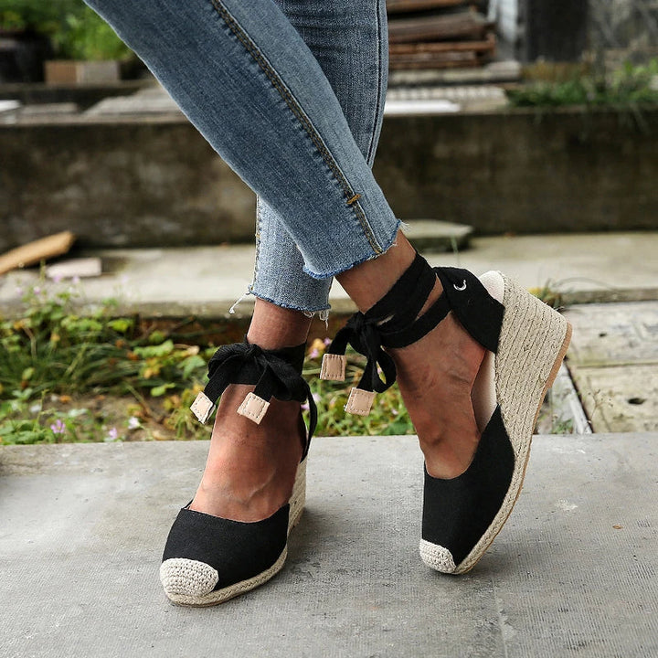 Ralinena | Sandales à talons hauts en dentelle pour femmes