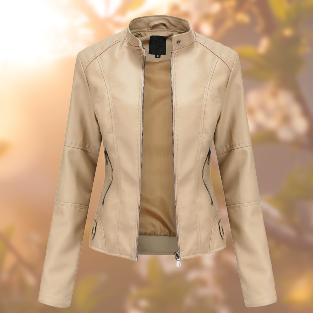 Moanama | Veste Cuir Élégante pour Femmes