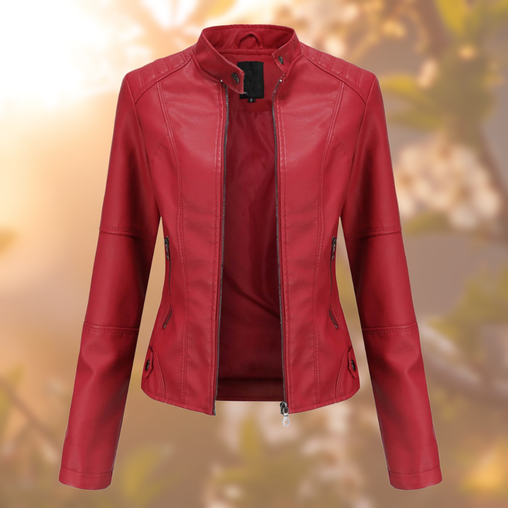 Moanama | Veste Cuir Élégante pour Femmes