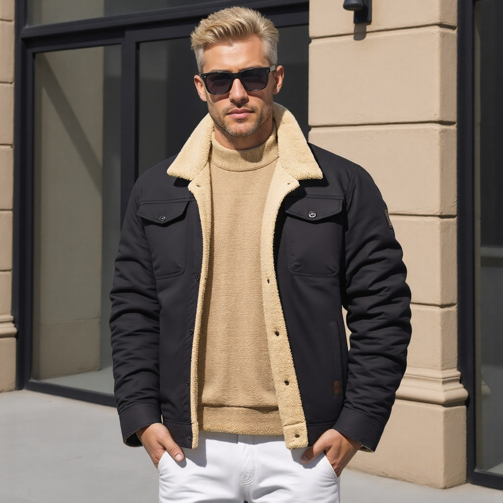 Luevas | Veste bombardier vintage homme