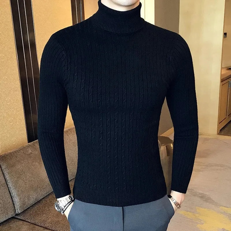 Varian | Pull-over à Col Roulé Chauffant pour Hommes