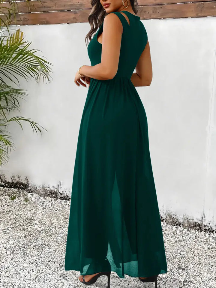 Eettaxa | Élégant Jumpsuit Droit sans Manches pour Femmes