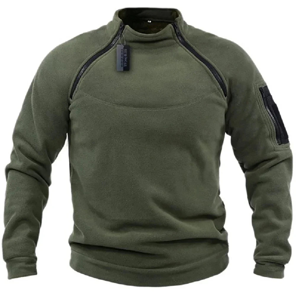 Leaynex | Pull zippé thermique tactique pour Hommes