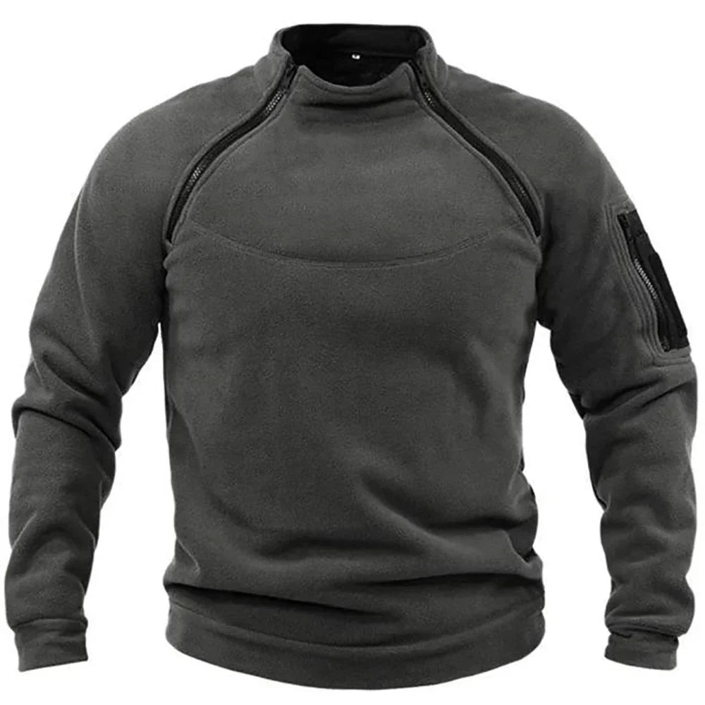 Leaynex | Pull zippé thermique tactique pour Hommes