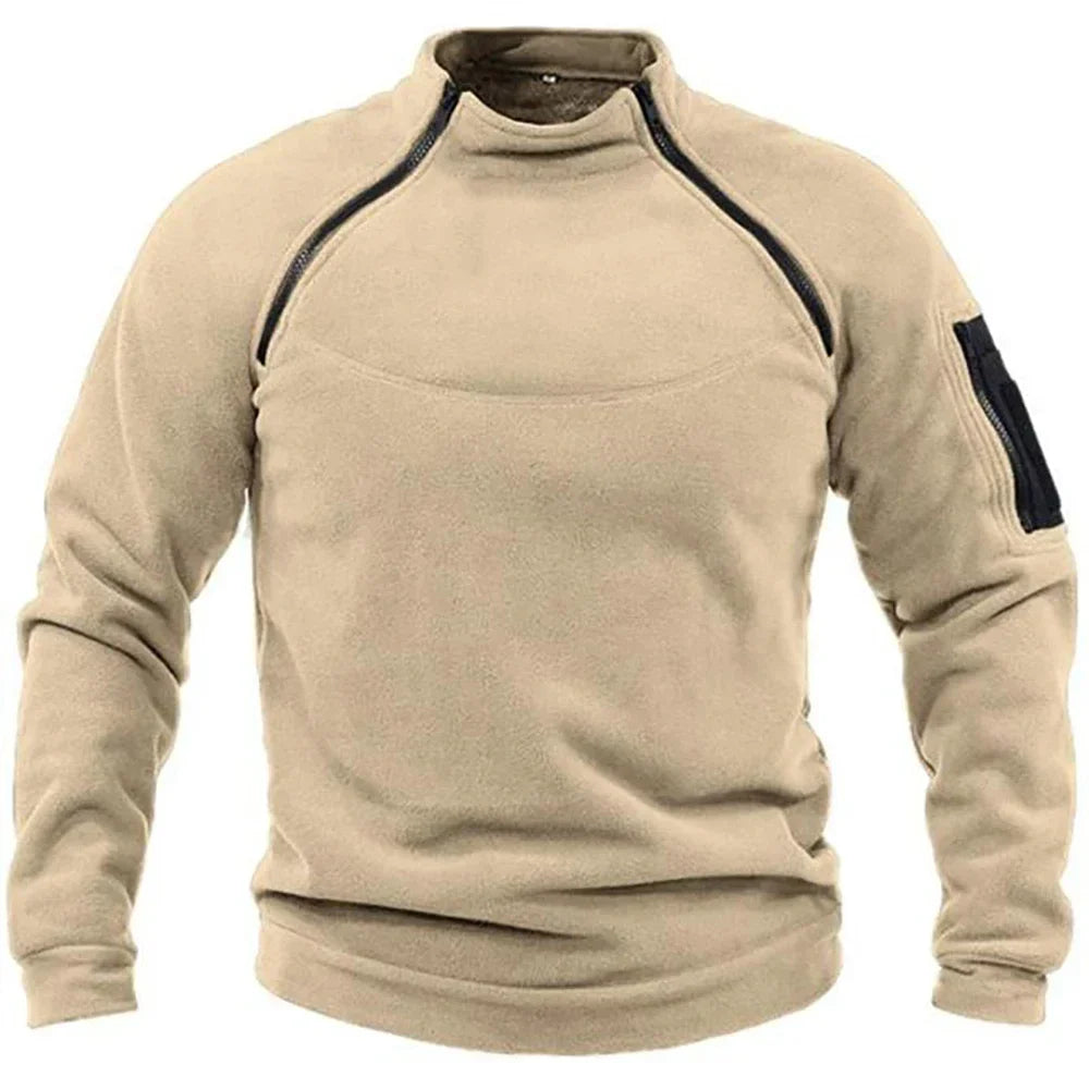 Leaynex | Pull zippé thermique tactique pour Hommes