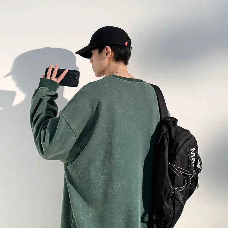 Nainar | Sweat-shirt ample automnal tendance pour hommes