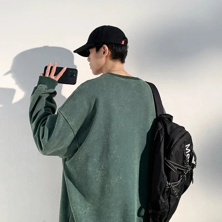 Nainar | Sweat-shirt ample automnal tendance pour hommes