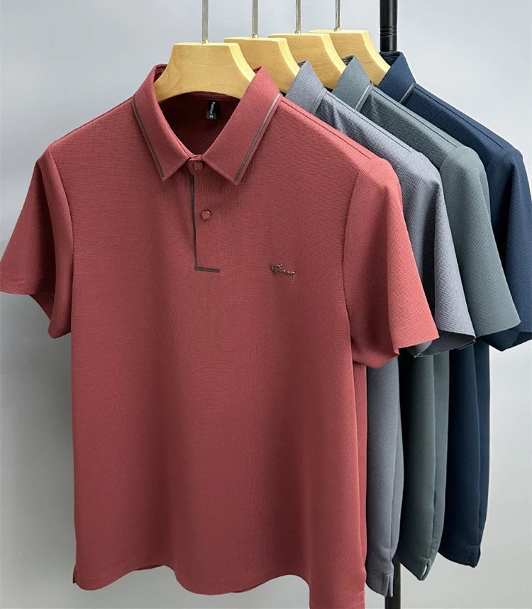Viriar Henley Manche Courte Polo – Chuck