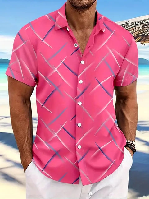 Naayar | Chemise à Rayures Casual Homme