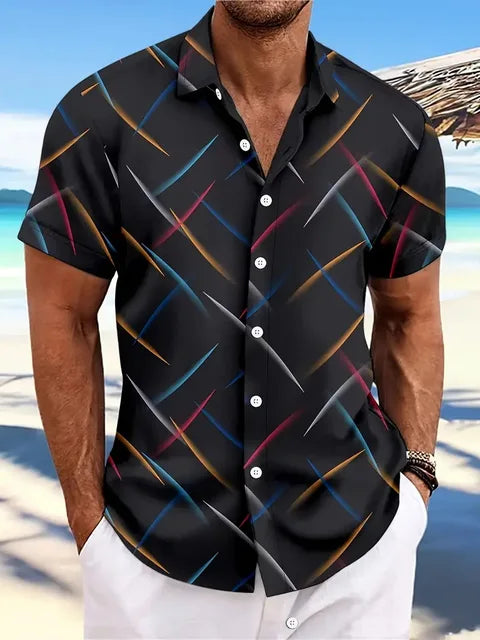 Naayar | Chemise à Rayures Casual Homme