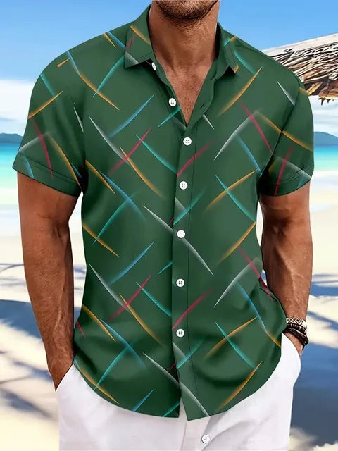 Naayar | Chemise à Rayures Casual Homme