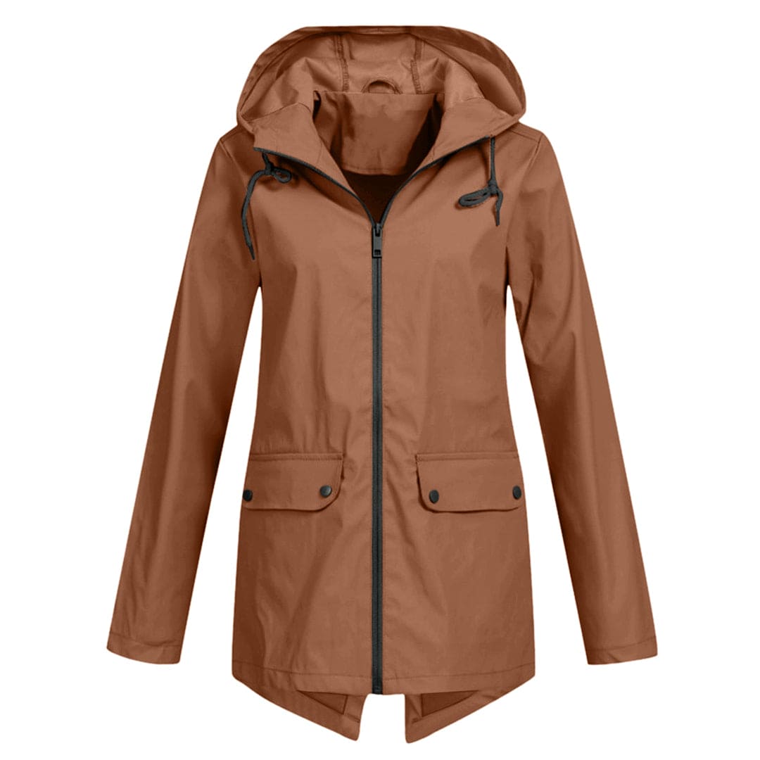 Salinexa | Veste imperméable avec capuche pour femmes
