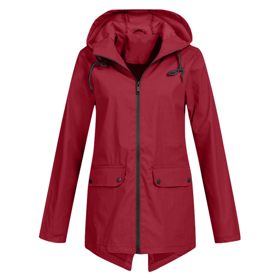 Salinexa | Veste imperméable avec capuche pour femmes