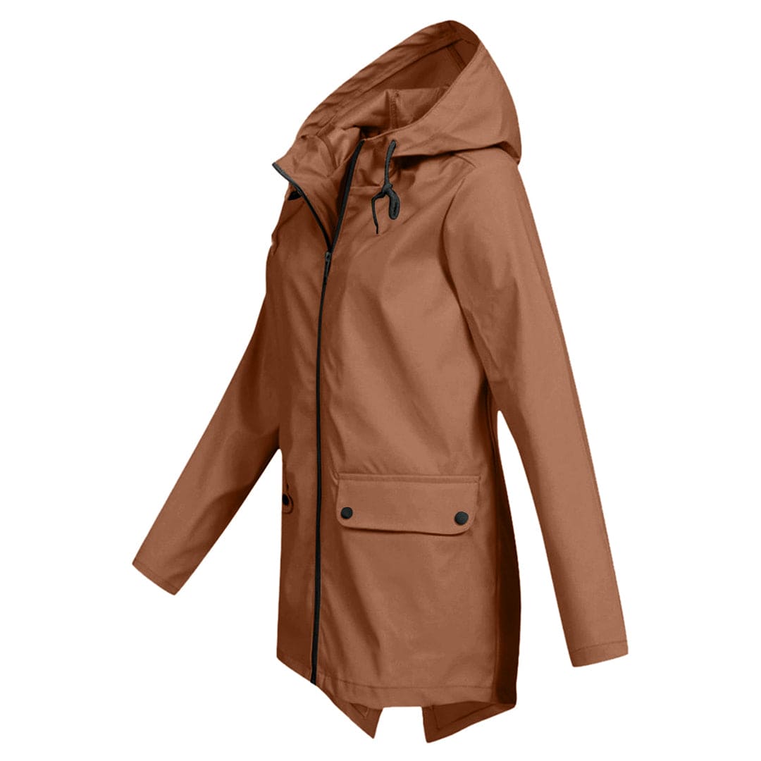 Salinexa | Veste imperméable avec capuche pour femmes