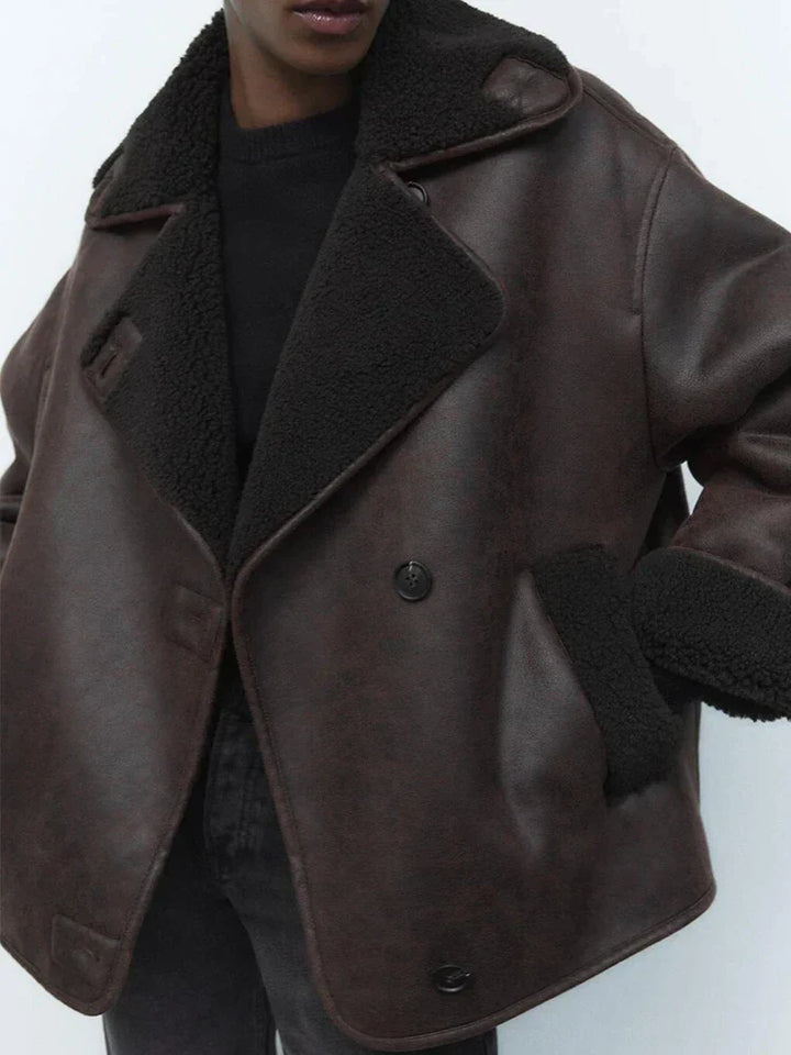 Laarrasa | Veste en cuir vintage