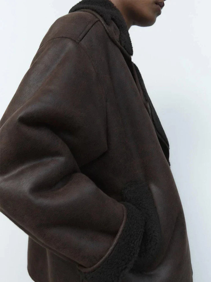 Laarrasa | Veste en cuir vintage