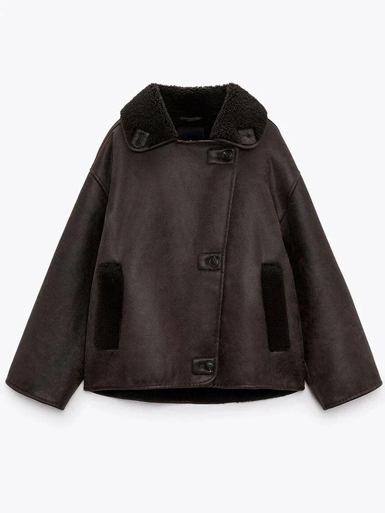 Laarrasa | Veste en cuir vintage
