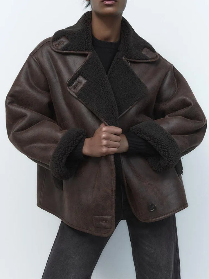 Laarrasa | Veste en cuir vintage