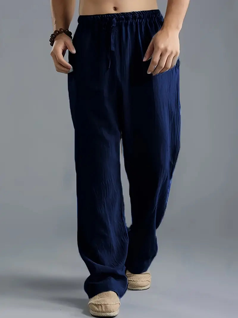 Oevas | Pantalon décontracté respirant pour hommes