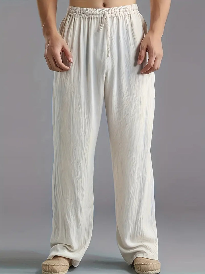 Oevas | Pantalon décontracté respirant pour hommes